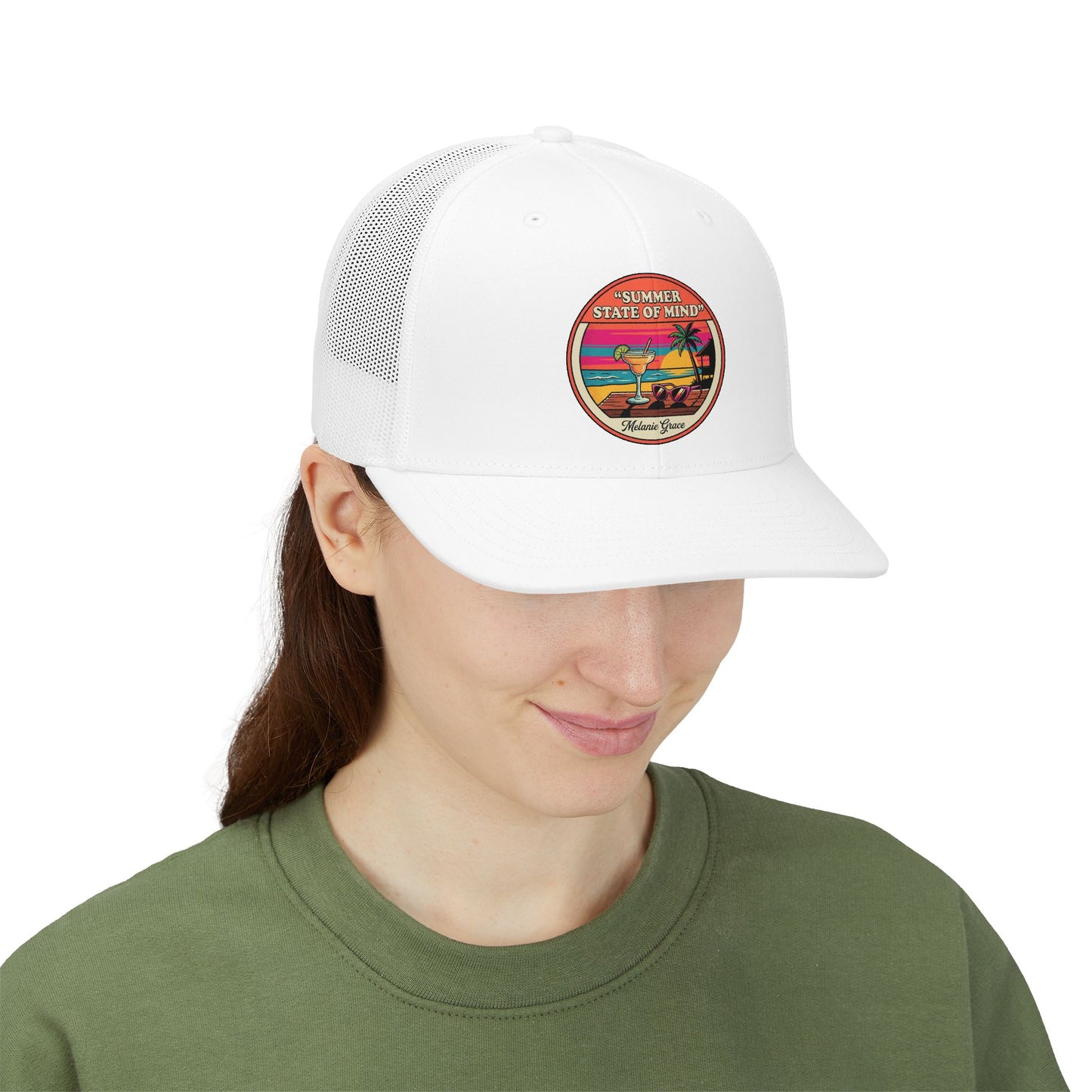 Snapback Trucker Cap — Melanie Grace “Summer State Of Mind” Album Hat