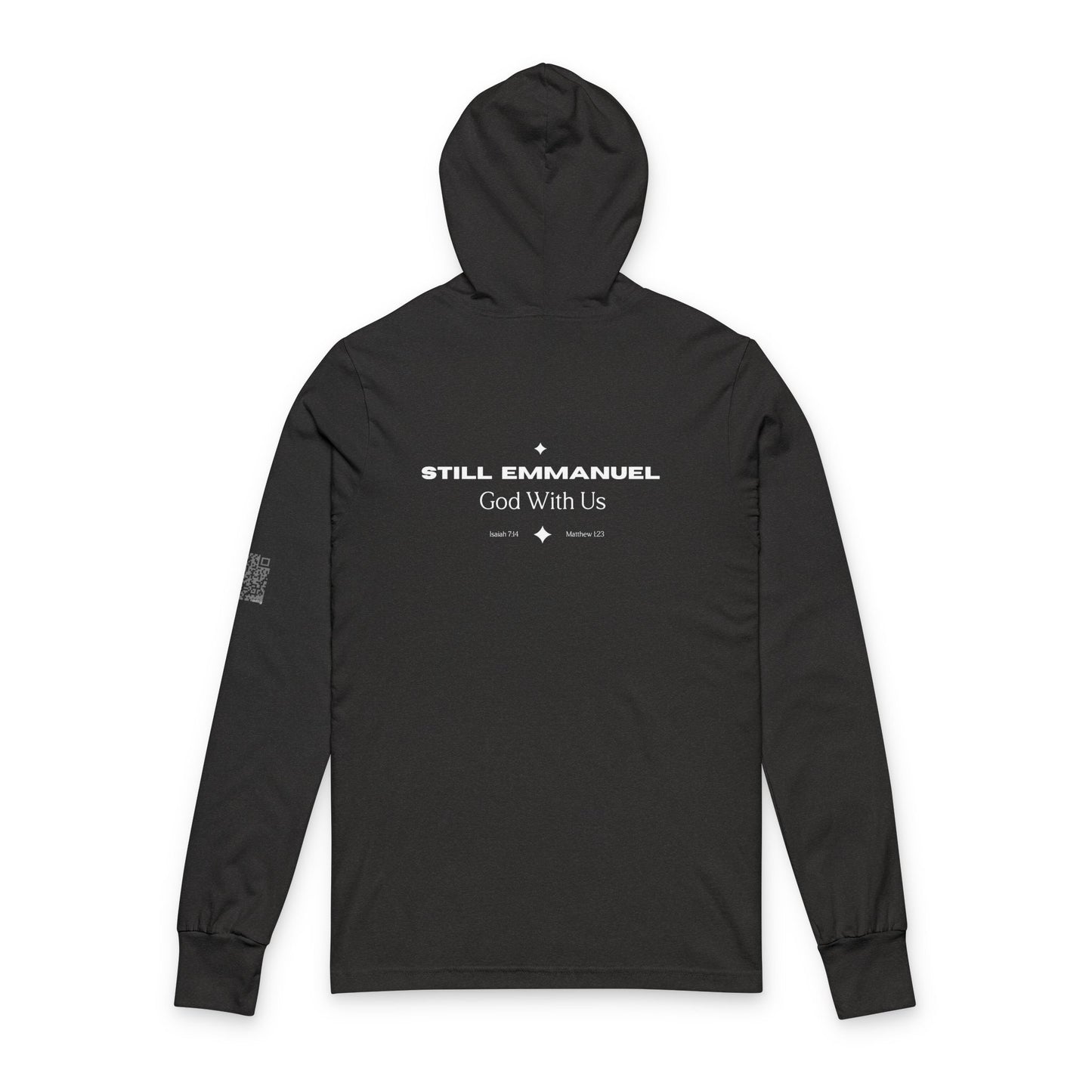 Still Emmanuel Hoodie Tee — 'God With Us' Long-Sleeve Hooded Tee