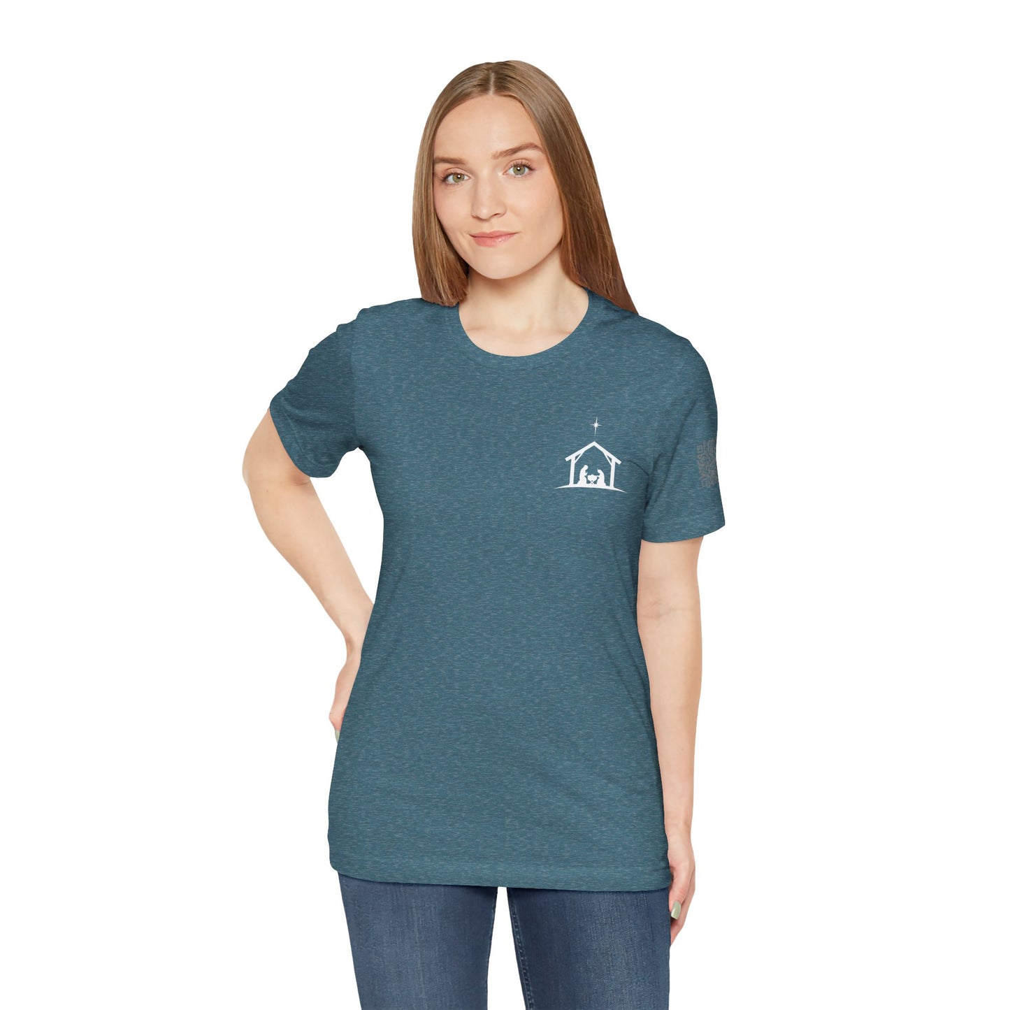 Still Emmanuel Tee — Christian Nativity T‑Shirt ("God With Us")