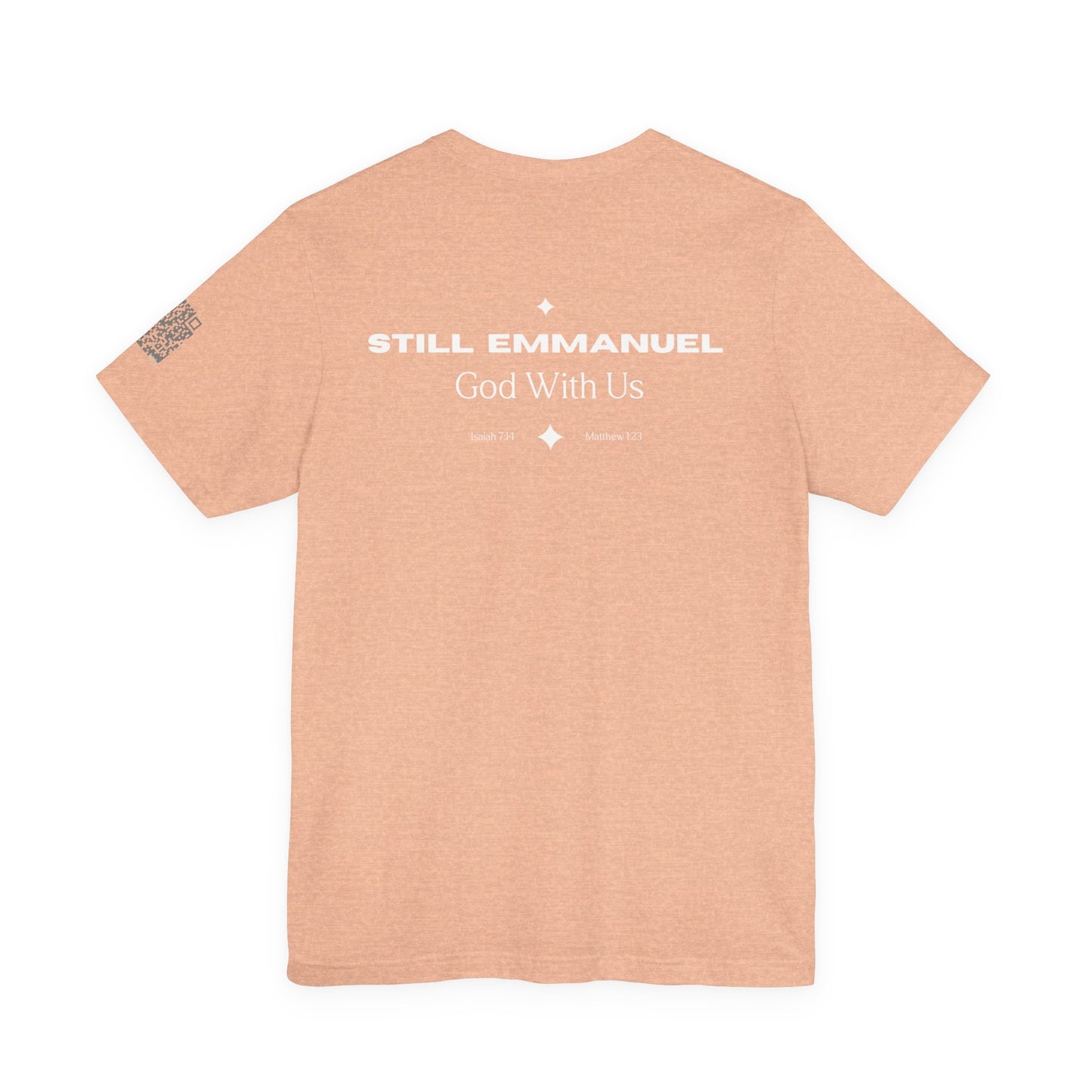 Still Emmanuel Tee — Christian Nativity T‑Shirt ("God With Us")