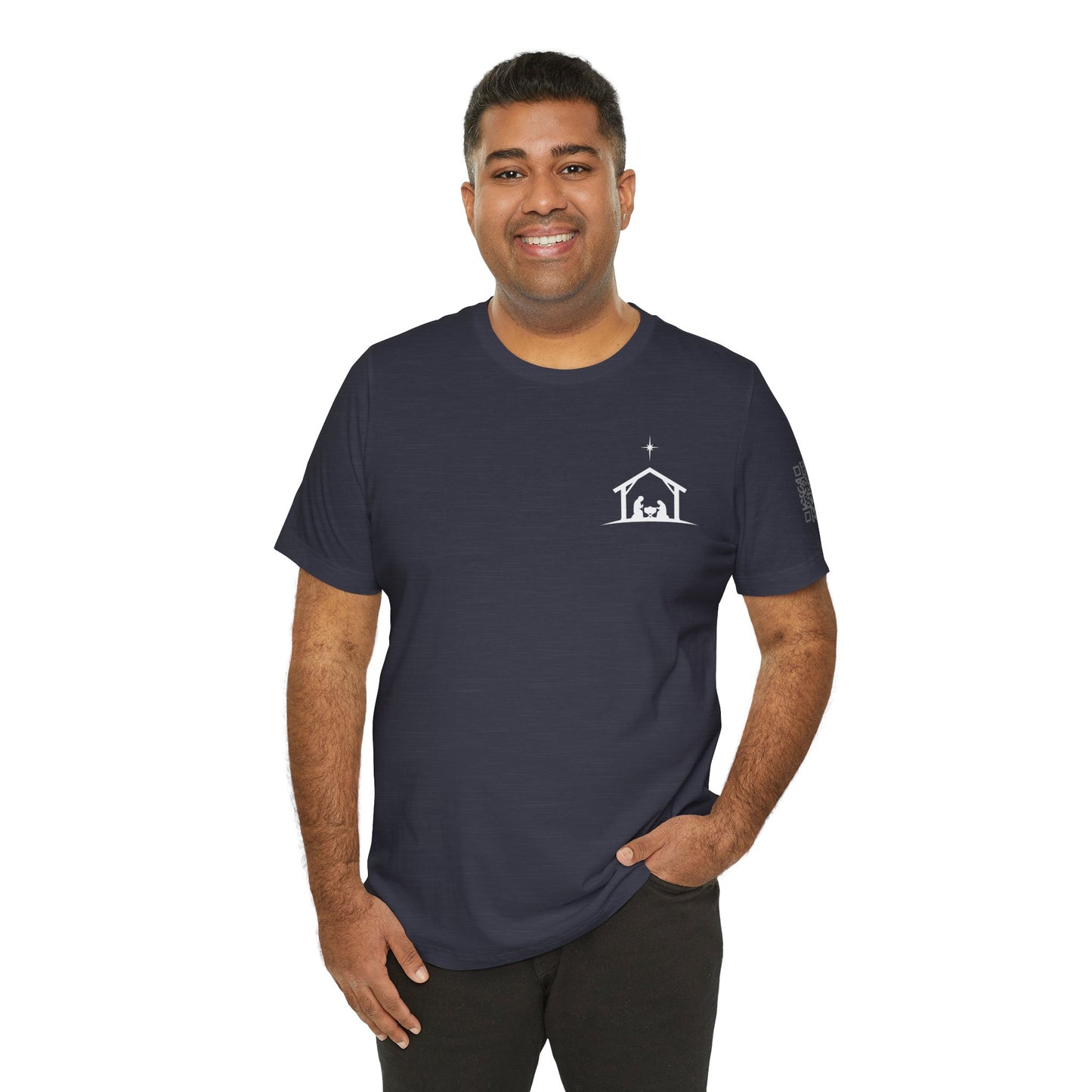 Still Emmanuel Tee — Christian Nativity T‑Shirt ("God With Us")