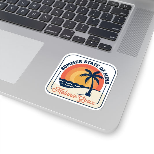 Melanie Grace “Summer State of Mind” 2026 Kiss-Cut Sticker — Album Launch Promotional Sticker