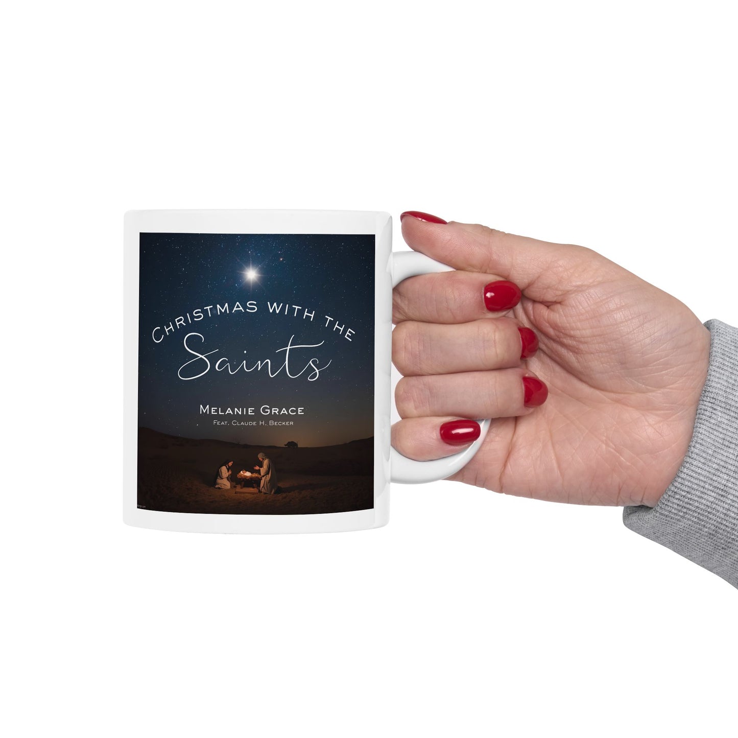 Ceramic Mug — 'Christ the King' Sunset Faith Coffee Mug (11oz, 15oz)