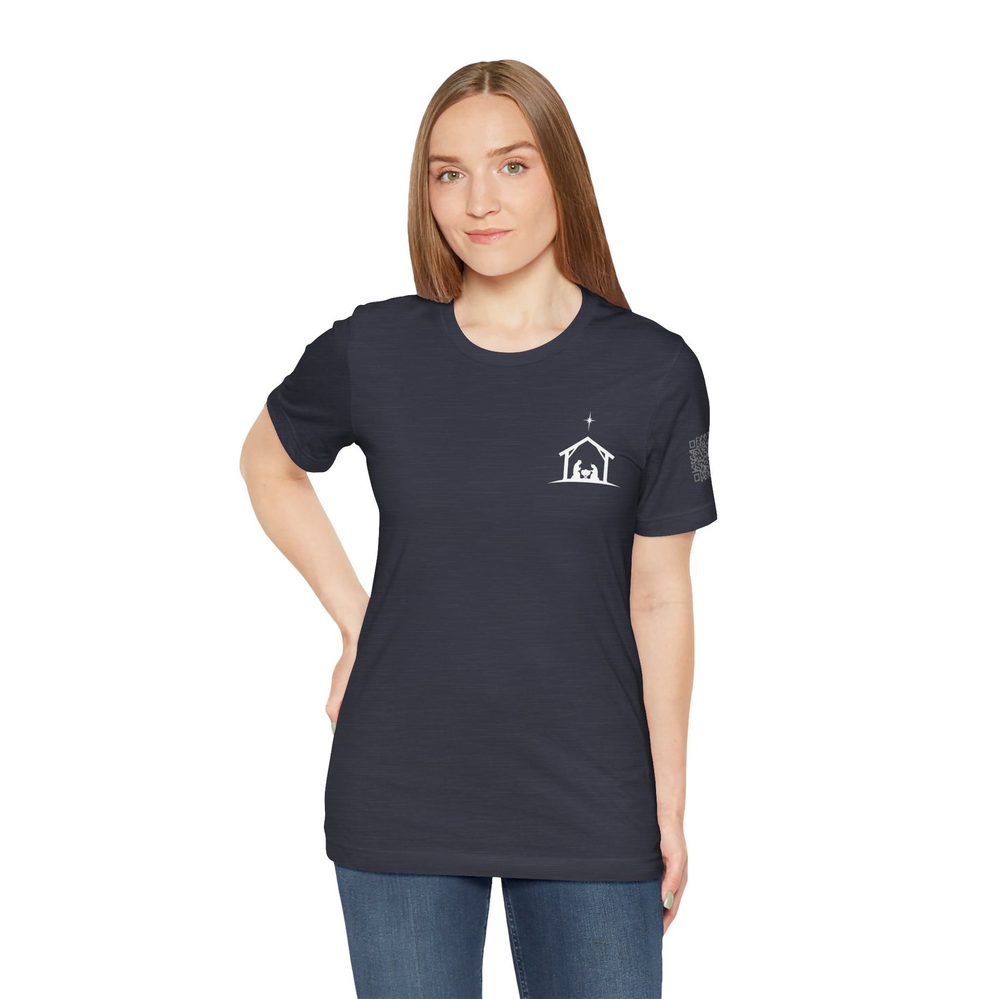 Still Emmanuel Tee — Christian Nativity T‑Shirt ("God With Us")